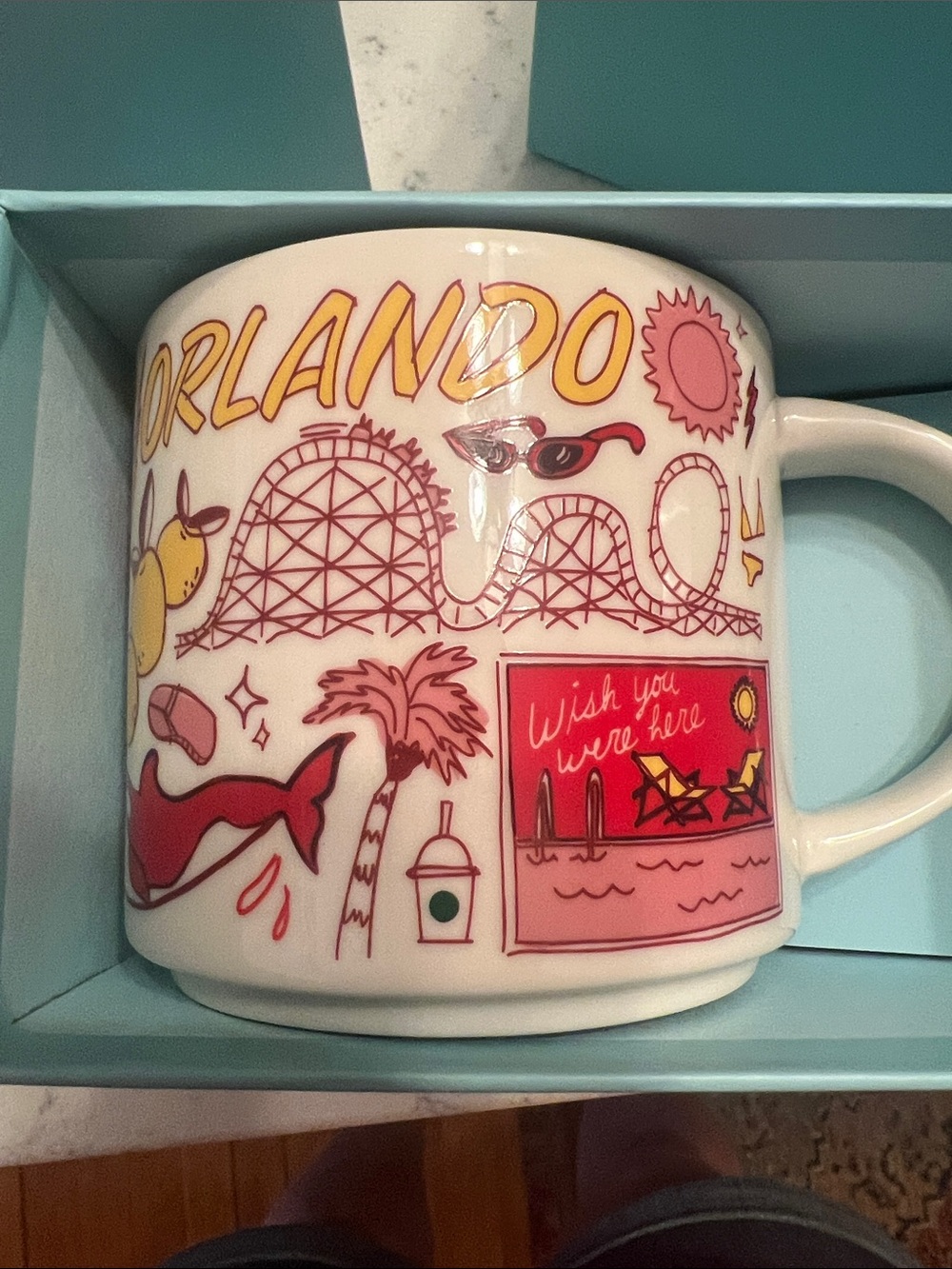 Starbucks been there Orlando mug nib